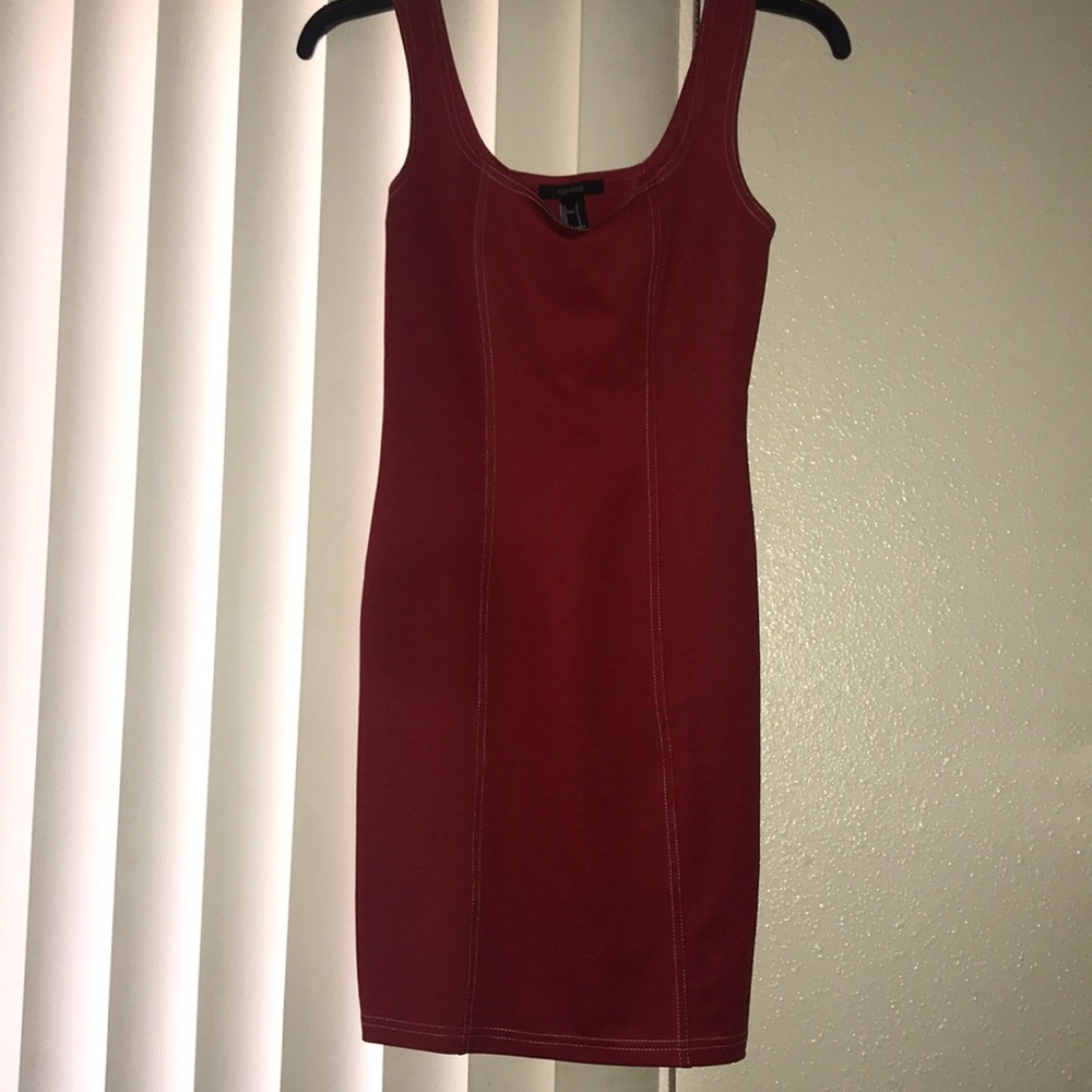 red dress